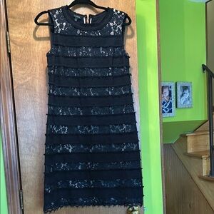 Elegant Black Lace Dress